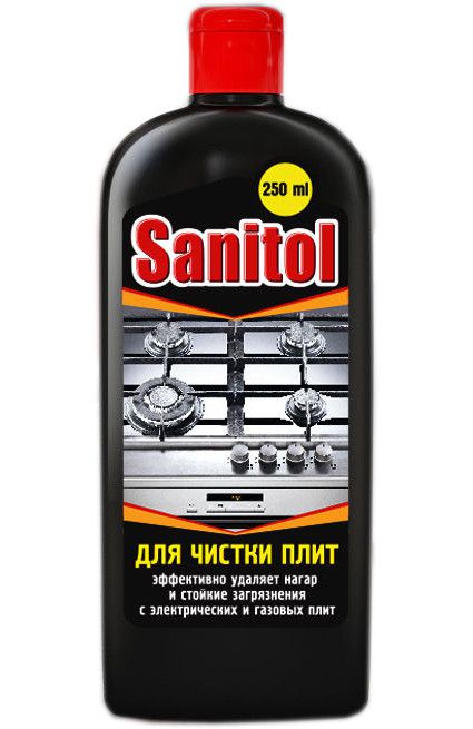 Средство для чистки плит и духовок "Sanitol", Селена, 250мл