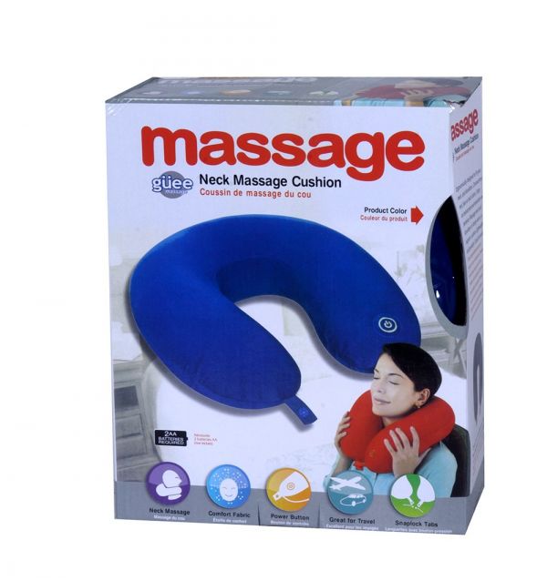 Подушка-подголовник массажная Neck Massage Cushion (красный)