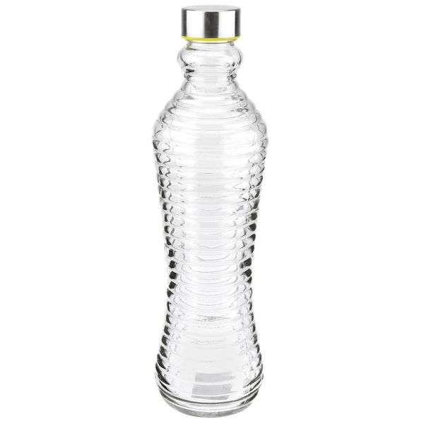 Бутылка стеклянная "Доза" 1л, h31см, винт. комбинир. крышка