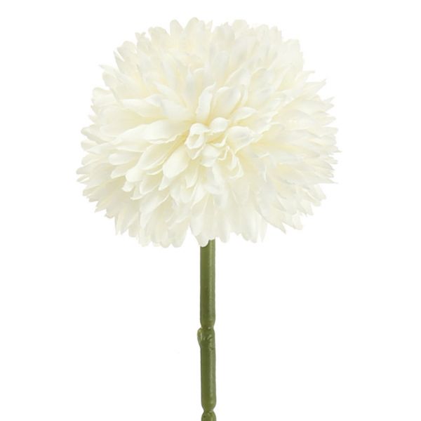 Цветок "Астра" цвет - белый, 28см, цветок - д6х4см