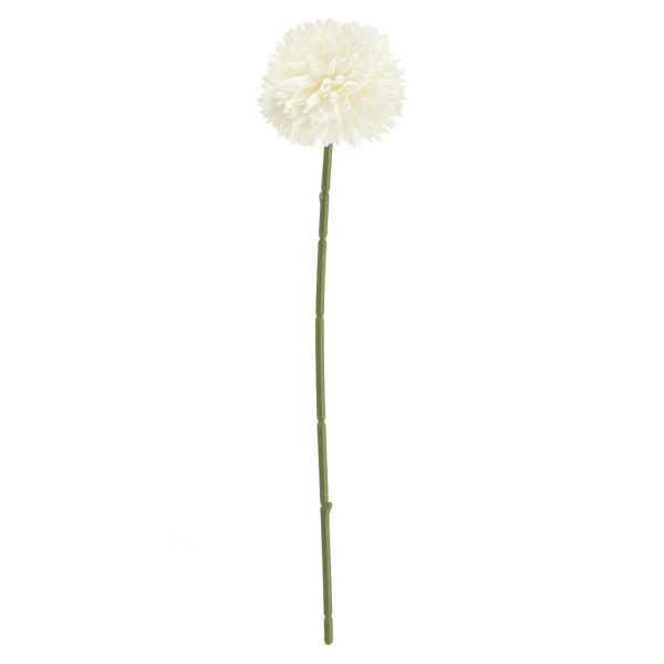 Цветок "Астра" цвет - белый, 28см, цветок - д6х4см