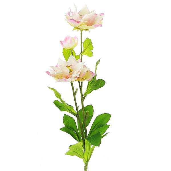 Цветок "Хризантема" 65см, 3 цветка, светло-розовый
