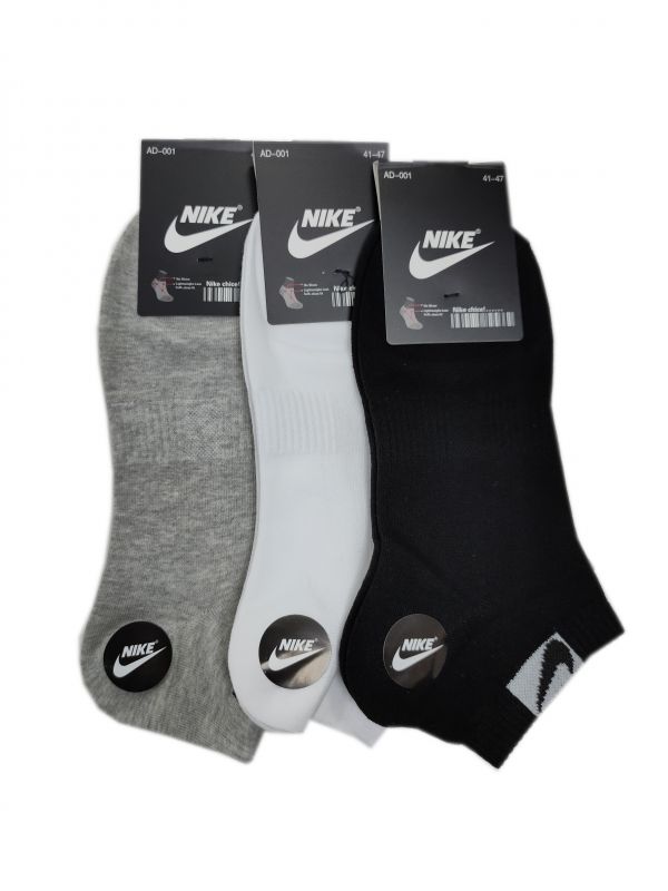 Носки мужские короткие Nike, 41-47, цвет в ассорт.