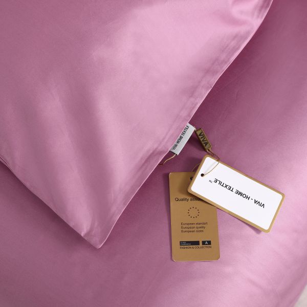 Комплект постельного белья Однотонный Сатин Премиум на резинке OCPR004
