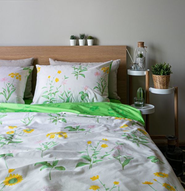 Комплект постельного белья Garden Flowers Сатин Grazia-Textile M002
