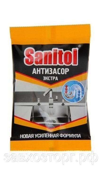 Средство для чистки труб SANITOL антизасор (Селена)