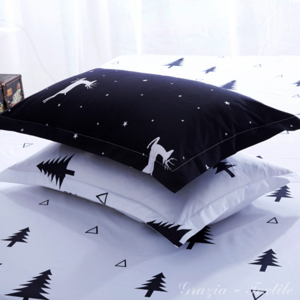 Комплект постельного белья Snow Deer Сатин Grazia-Textile D019