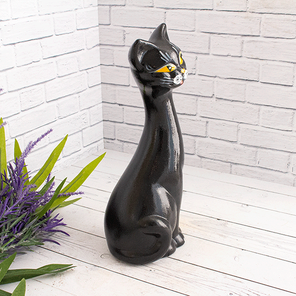 Кот Кит 25 см, керамика, глянцевый, в ассортименте
