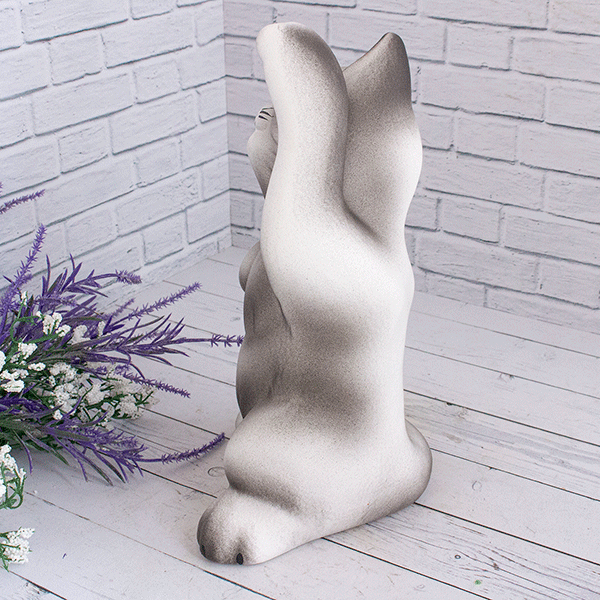 Кот Мурлыка 25 см, керамика, матовый, в ассортименте