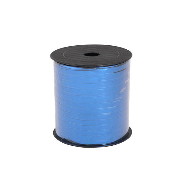 Лента упаковочная синяя металлик 5 мм х 225 м