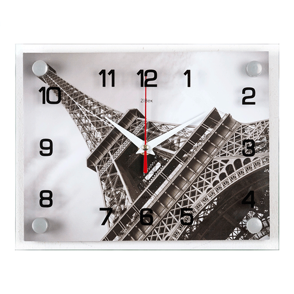 Часы картина 25х20см Эйфелева башня