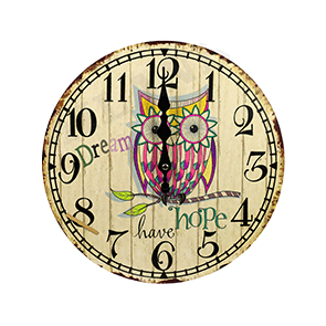 Часы настенные 30 см Сказочная сова