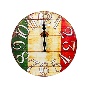 Часы настенные 30 см Флаг Италии