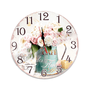 Часы настенные 30 см Букет роз