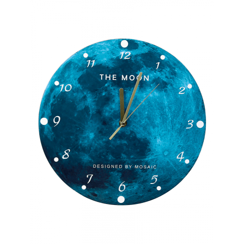 Часы настенные 30 см Голубая луна