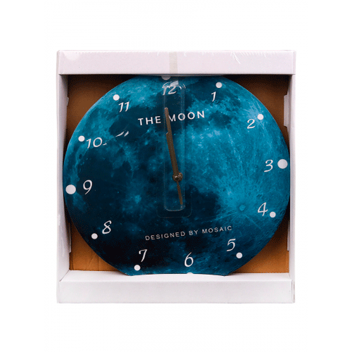 Часы настенные 30 см Голубая луна