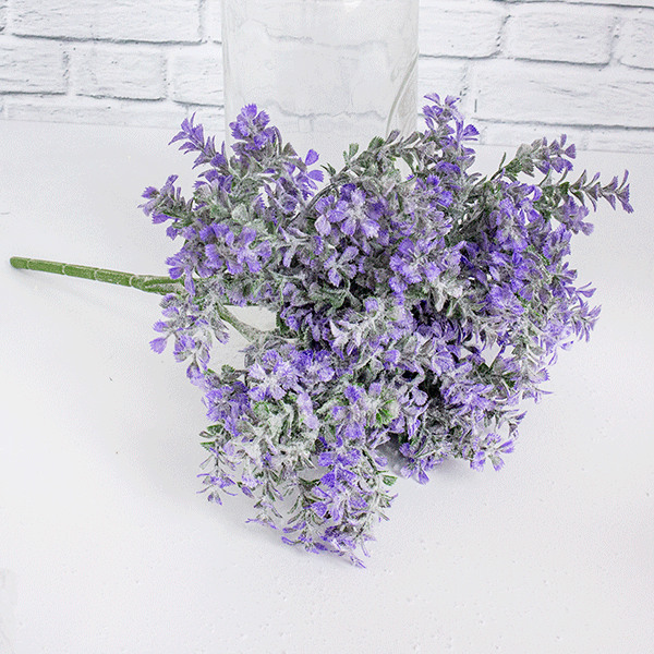 Веточка декоративная Бересклет бархатистый 30см, цветы в ассорт.
