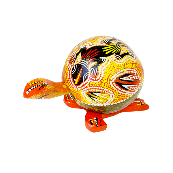 Черепашка 12см кач. голова Геккон, огненная, мозаика в ассорт, кокос