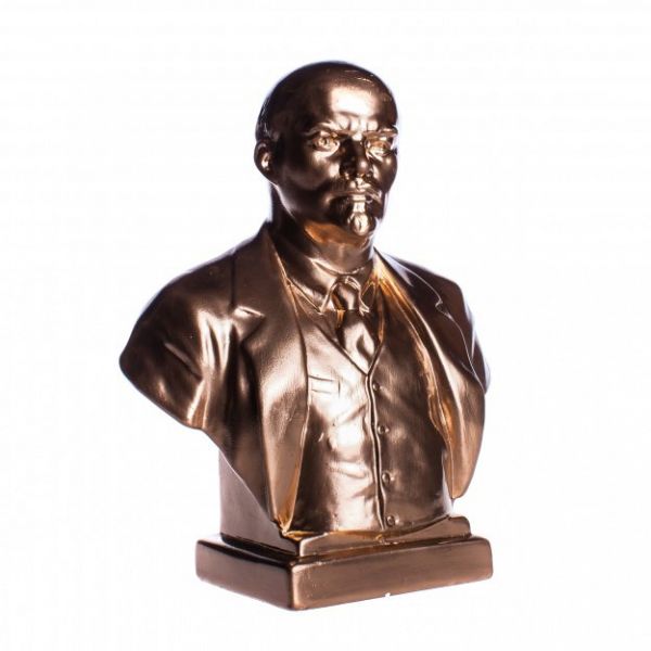 Статуэтка бюст Ленин В. И. бронза 19см, гипс