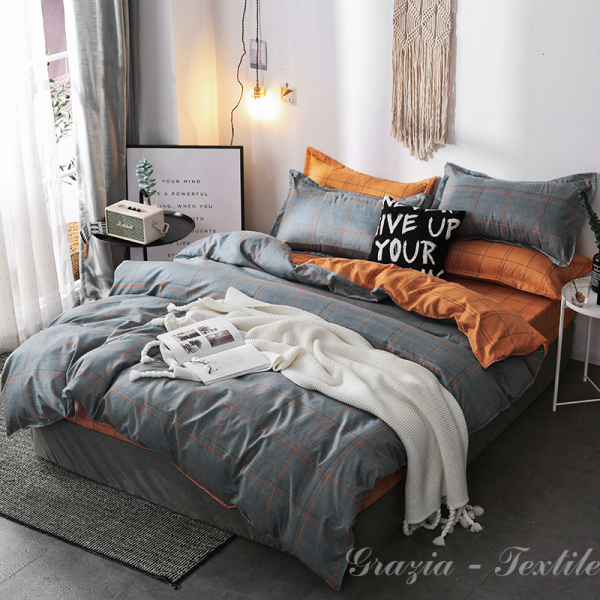 Комплект постельного белья Orange Сатин Grazia-Textile D009