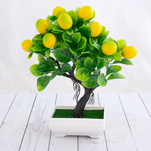 Дерево искусственное Лимон 20х26 см