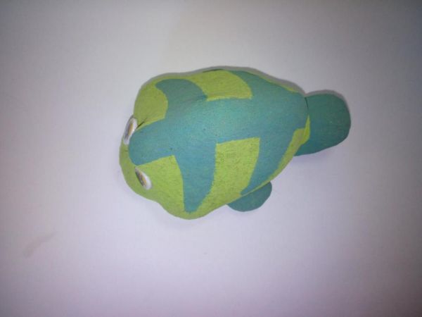 Травянчик "Рыбка Нэмо" зелено-голубой