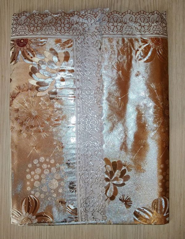 Скатерть с декоративной отделкой "Одуванчики", серебро, 110*140