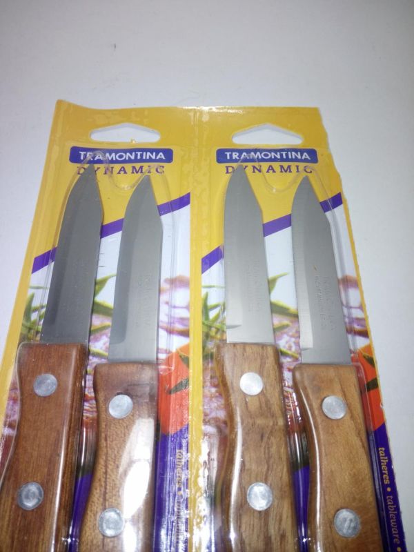 Нож кухонный "Dynamic" 17,5см овощной, нерж.ст, дерев.руч.
