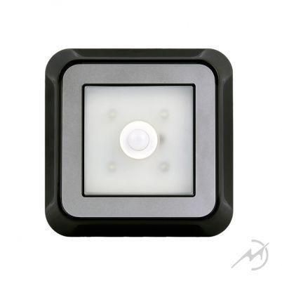 Smartbuy фонарь прожектор SBF-4-K 4св/д, черн/пласт+мет, датчик движения