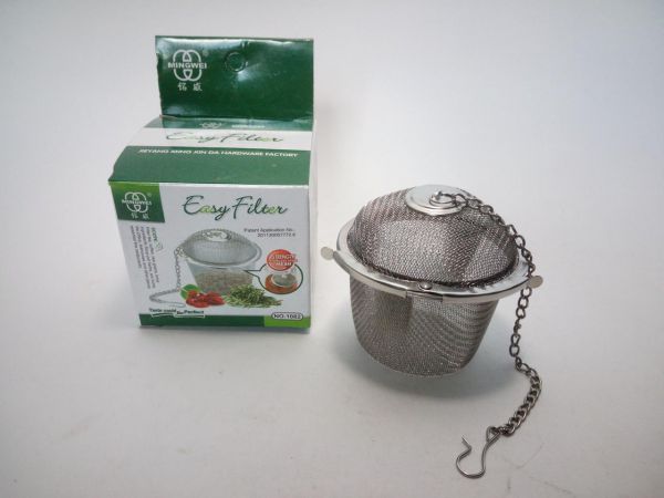 Ситечко для заваривания чая и трав с цепоч. д5,5см (Easy Filter)