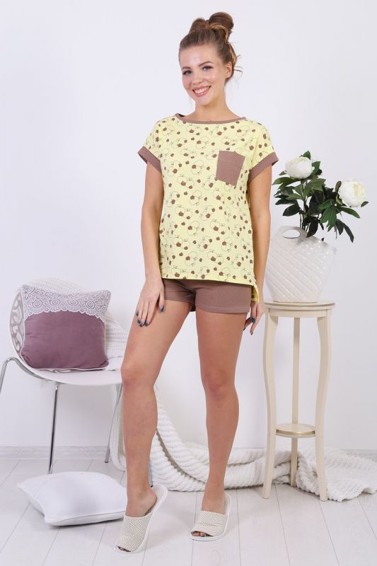 Пижама Линда, желтый, разм. 46, ООО "ВиоТекс"