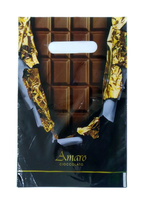 Пакет полиэтиленовый 20х30 см Плитка шоколада