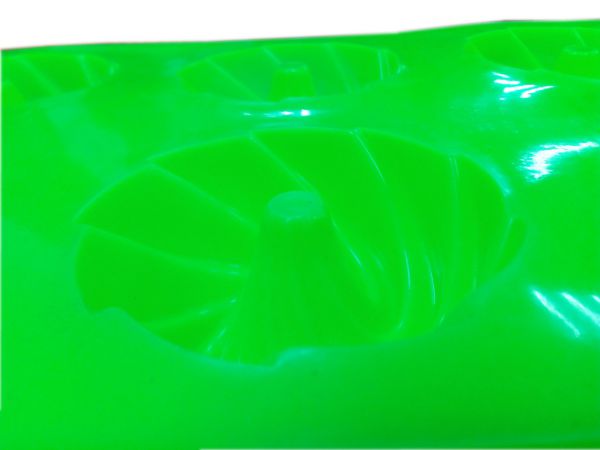 Форма силикон. для выпечки англ. кексов "Спираль" 6 яч, 30х18см h4см, зелен.