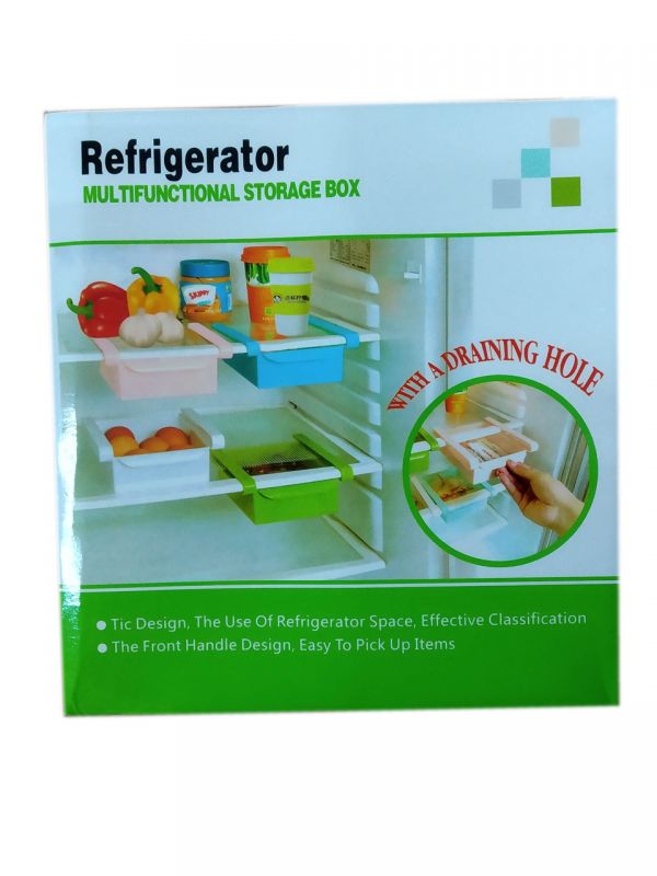 Органайзер-выдвижной ящик для холодильника, 15х16 см, h-7см, пласт с салазками