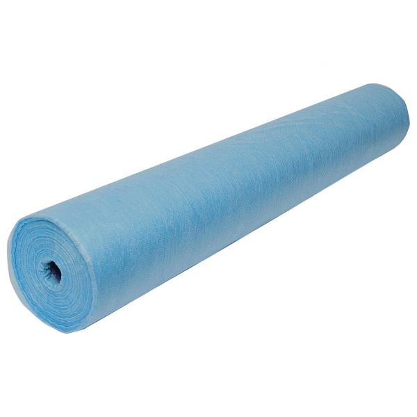 Нетканый материал, смс спанбонд, ширина 0,7м, рулон 200м, голубой