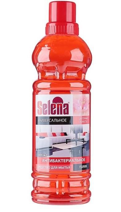 Средство для мытья полов Selena антибактериальное, 1л, в ассорт.
