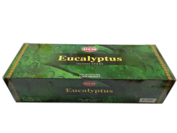 Благовония HEM Eucalyptus (Эвкалипт) шестигр, 20 пал.