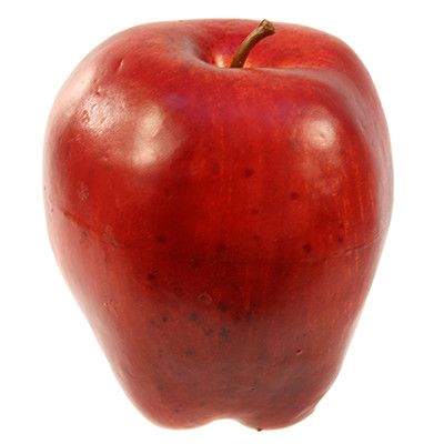 Декоративное яблоко, 8*7 см, красное