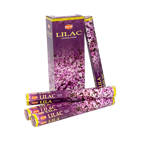 Благовония HEM Lilac (Сирень) шестигр, 20 пал.