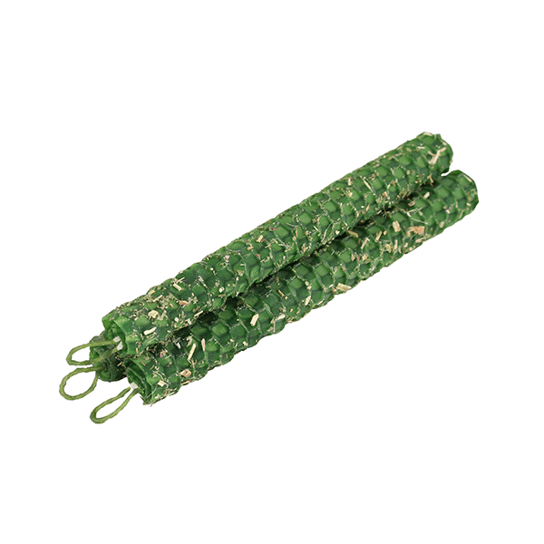 Свечи с травами Иван-чай 3шт, 13 см цвет зеленый