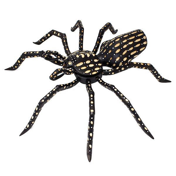 Паук Каракурт Настенное украшение 60х50 см резьба черный