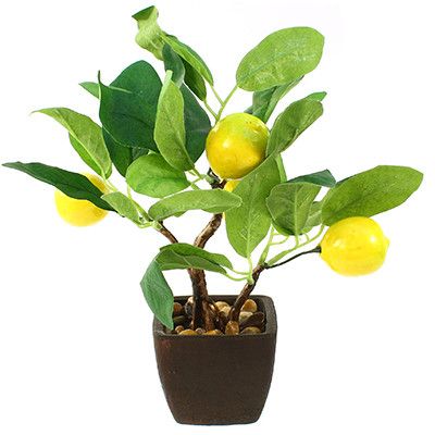Декоративное дерево "Лимон" в горшке, 26 см