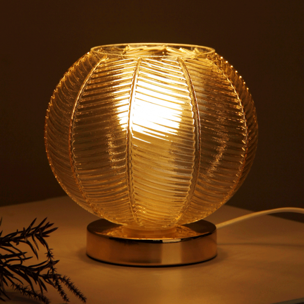 Светильник Лампа Серсея 20 см дымчатая прозрачная