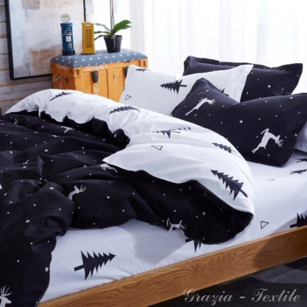 Комплект постельного белья Snow Deer Сатин Grazia-Textile D019