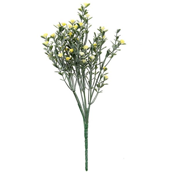 Букет "Мелкие цветочки" 28см, желтый