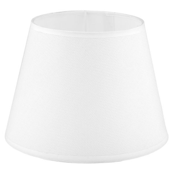 Светильник настольный "Моника-1" h35,5см абажур текстил, белый, основ. керамика бел.
