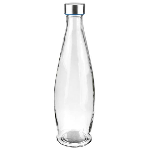 Бутылка стеклянная "Пуля" 1л h30,5см, винт. комбинир. крышка