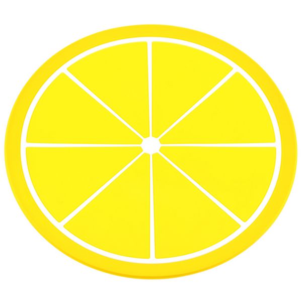 Подставка под горячее "Лимон" д16,5см, силикон