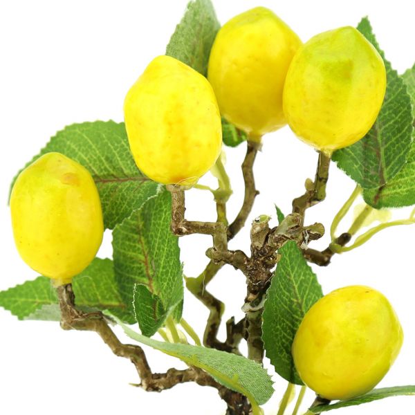 Декоративное дерево "Лимон" h17см в горшке д7см h6см
