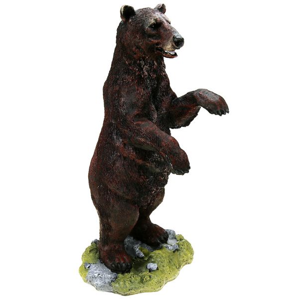 Скульптура-фигура для сада из полистоуна "Медведь стоячий" 25х23х53см